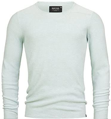 Indicode - Loakim Knit Sweater - Gemêleerde Gebreide Trui - Quiet Wave