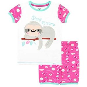 Harry Bear Meisjes Korte Pyjama's Nauwsluitend Fit Eenhoorn Roze 158