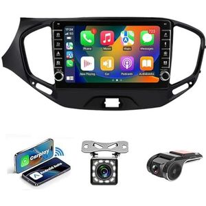 Android 14 Auto Stereo MP5 Player 9'' Screen Autoradio Voor LADA VESTA 2015-2019 Car-play Android Auto GPS-navigatie Bluetooth RDS FM AM DAB+ Radio Stuurbediening Voice Control(NF-1 4Core 1+32G)