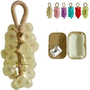 Gepersonaliseerde originele handgemaakte kristallen druivenzeep, zachte reinigingszeep, hydraterende essentiële olie, decoratieve zeepstaven for de badkamerwastafel(Green(Jasmine scent))