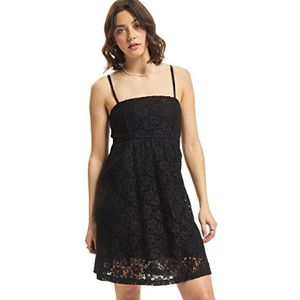 Urban Classics Dames Laces Dress jurk, zwart (black 7), S