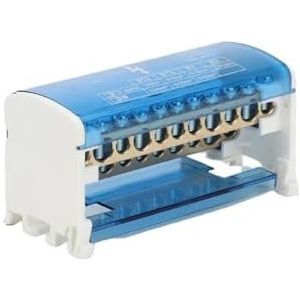 Verdeeldoos Bornier klemlijst voor DIN-rail serie NHC01 stroomverdelerdoos aansluitdoos 207/211/215/407/415 (211)