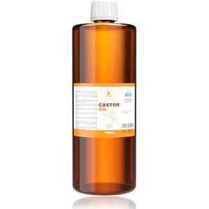 Snadi - Pure BIO Ricinusolie | 1 liter | Koudgeperst | Antioxidant, Anti-veroudering | Hydraterend voor Droge Huid, Lichaam en Haar | Stimuleert Wimper- en Baardgroei | Ecologisch