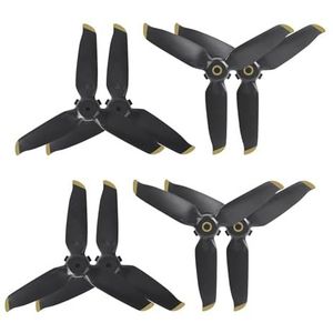 5328S Propellers for DJ FPV Combo Props Paddle Blade Vervangende Vleugel Reserveonderdeel Accessoire(Black Gold 8pcs)