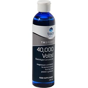 Trace Minerals 40,000 volt vloeibare elektrolyt concentrace druppels, ondersteunt hydratatie, ondersteuning bij been- en spierpijn, ionische sporenelementen, magnesium, kalium (237 ml)