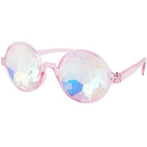 Cazqgoy - Kaleidoscoop Zonnebril - Roze - Steampunk
