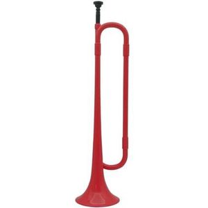 professionals Trompetten B Platte Bugel Trompet Schoolband Plastic Hoorn Met Mondstuk Messing Muziekinstrument Voor Beginners (Color : Crimson)
