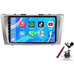 Android 14 Autoradio Stereo voor T-oyota Camry 5(2006-2011) 9""Touchscreen Multimedia Speler met Draadloze Carplay GPS Navigatie FM RDS Bluetooth 5G-WiFi SWC DSP,M100s