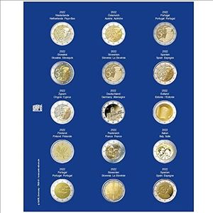 SAFE Aanvullingsblad nr. 7822-31 jaargang 2022 voor 2 euro munten | geschikt voor het TopSet Album