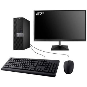 DELL PC Optiplex 5050 SFF Display 27 inch Intel G4400 RAM 16 GB SSD 240 GB W11 WiFi (gereviseerd)