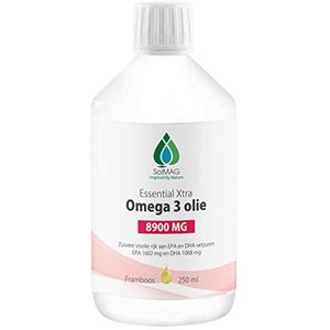 SoLMAG Omega 3 visolie vloeibaar 8900 mg | Hoge dosering | Hoge concentratie EPA en DHA