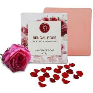 AATMANA Bengal Rose Handmade Natural Bar Soap for Men & Women, Moisturizing Body & Face Soap, 7.9 Oz Soap Bars (3 Soap Set)