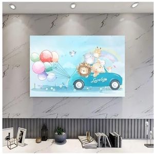 WLTYSM TV Cover Catoon TV Cover Bescherming Stofkap Huishoudelijke Opknoping TV Doek 32 tot 70 Inch Universele Decoratie TV Display Beschermers (7,7 inch)