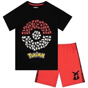 Pokemon Jongens T-Shirt en Shorts Set Pikachu Veelkleurig 122