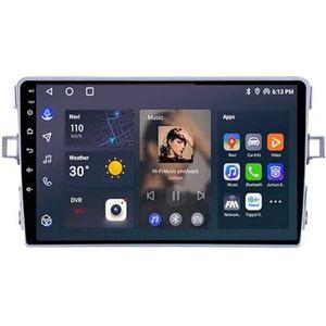 Android 12 Multimedia Stereo Video Speler Voor Toyota Verso 2009-2018 Ondersteunt Car-play Android Auto/Bluetooth/FM AM RDS DAB+ Radio/Stuurbediening(8 Core 8G+128G)