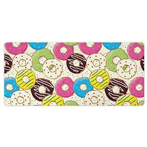 Delicious Donut Mode Bureau Muismat Antislip Gaming Muismat Accessoires Decor 40x90cm