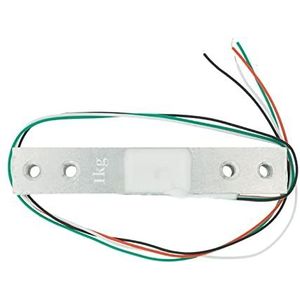 Hoge precisie weegcelmodule 1-20KG HX711 AD-module Elektronische weegschaal Weegdruksensor Aluminiumlegering Betrouwbare gegevens(1KG)