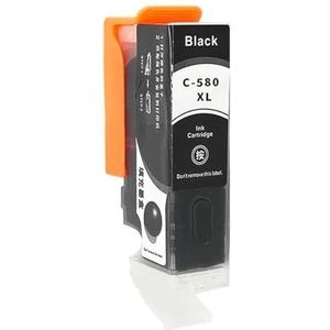 580XXL 581XXL PGI-580 CL-I581 XXL navulbare inktcartridge met permanente chip for Ca-on TS6150 TS6151 TS6250 TS6251 TR7550 TR8550(PGI580 BK 1PC)