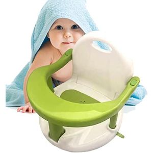 Badzitje, babybadstoel, badhulp babyzitje, badstoel, badkamerstoel met rugleuning en zuignappen, stabiele douchestoel voor baby's, 6 maanden tot 12 maanden