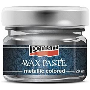 Pentart Wax Pasta 20 ml Metallic Grafiet, één