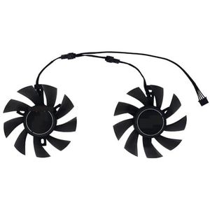 2 stuks T128015SU, videokaartventilator, GPU VGA-koeler, voor Galaxy GTX760 voor Mini GC 2GB, voor HV voor GTX 760 voor OverClock voor Edition voor MINI(FD8015U12D)