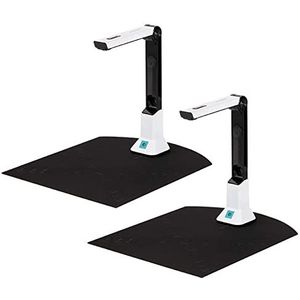 Goufride 2x draagbare high-definition scanner, documentencamera met realtime projectie, video-opnamefunctie, A4-scanner