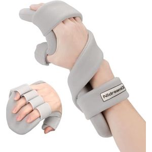 NIdreamCE Rest-handspalk Voor Beroerte 5 Vingers Spieratrofie Revalidatie Nacht-immobilisatiesysteem Orthese-stabilisator Voor Herstel en Artritis Lichte Krampen