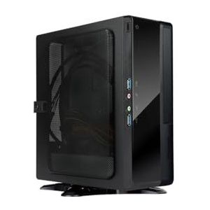 InWin BQ656 Mini-ITX Case met interne 200W 80+ Gold PSU, smal station voor optische schijf x 1 of 6 cm HDD x 1, 6 cm HDD x 1, poort vooraan: USB 3.0 x 2, HD-audio
