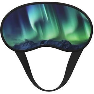 Aurora slaapmasker, zacht, comfortabel oogmasker met verstelbare riem, verduisterend, oogslaapschaduwhoes voor vrouwen, meisjes, mannen, reizen, yoga, dutje in ploegendienst