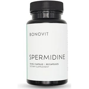 Bonovit Spermidine 10 mg Capsules N60. Glutenvrij spermidine.