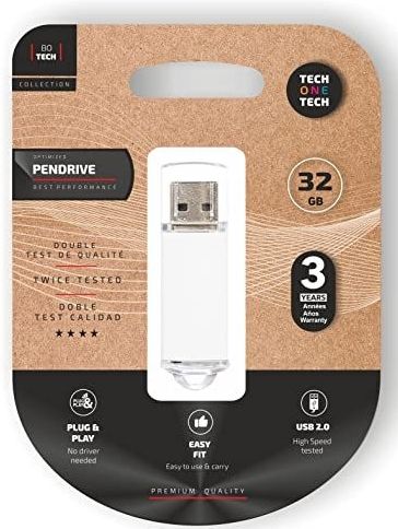 TECHONETECH Basic MEMORIA USB 2.0 32 GB (PENDRIVE)