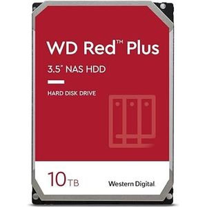 Western Digital WD Red 3,5 inch NAS interne harde schijf van 10 TB - klasse 5400 rpm, SATA 6 Gb/s, CMR, 256 MB cache - WD101EFAX