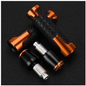 Voor CBR125RR 204 2005 2006 2007 2008 2009 2010 Motorfiets Stuur Grip Uiteinden Racing Stuur Grips CBR125 CBR 125 RR(Orange)
