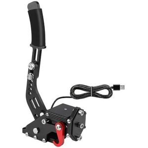 KANGYEBAIHUODIAN Nieuwe USB Logitech Remsysteem Handrem/Drift Adapter Board Fit for Rally G29/G27/G25 PC Hall sensor SIM Racing Games T300 T500 (Color : Black)