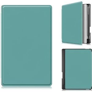 Compatibel met Remarkable Paper Pro Move 7.3'' 2025 hoes met penhouder PU leren magnetische hoes met automatische slaap/waakfunctie(Dark Green)