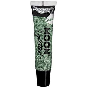 Moon Glitter Holographic Glitter Lipgloss, Green