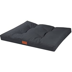 BedDog® BENNY hondenbed-comfortabel dik kussen voor honden en katten Oxford-stof, hondensofa, hondenmat hondenmatras pillow, grafiet XL 91x68x10cm