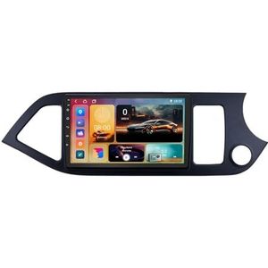 Android 15 GPS Navigation Stereo voor Kia Picanto Morning 2011-2017 9 Inch 2 Din Car Stereo Radio met CarPlay AHD Omgekeerd beeld Bedieningselementen op het stuur(A1 1G+32G)
