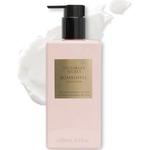 Victoria's Secret Bombshell Verleiding Geur Body Lotion, Noten van Witte Pioen, Salie & Fluwelen Musk (8.4 oz)