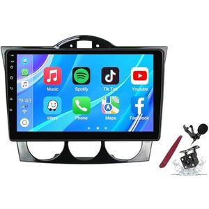 Android 14 Autoradio Stereo voor M-azda RX8(2008-2021) 9-inch Touchscreen Multimedia Speler met Draadloze Carplay GPS Navigatie FM RDS Bluetooth 5G-WiFi SWC DSP,M100s