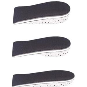 Hoogte Boosters 1 paar inlegzolen ademende halve binnenzool verhogen hiel insert sportschoenen pad kussen unisex 2-4 cm hoogte verhoging inlegzolen (maat: H 4,3 cm)