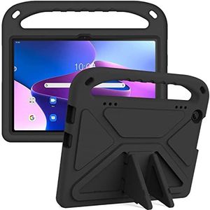 Tablet PC-hoes Compatible With Lenovo Tab M10 3rd Gen 10.1inch TB328FU /TB328XU(2022), Shock Absorbing, With Handle,EVA, Holder, Sturdy Tablet Case For Kids, Lightweight Bescherming(Siyah)