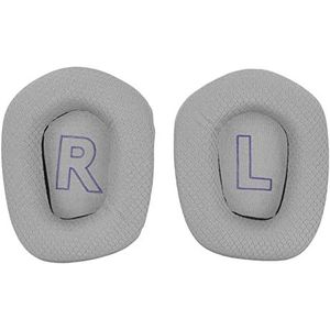 Vervangende Oorkussens Kussens voor G733-headset, Vervangende Oorkussens met Zacht Eiwitleer, Geluidsisolatie Geheugenschuim Hoofdtelefoonkussens Vervanging (Grijs)