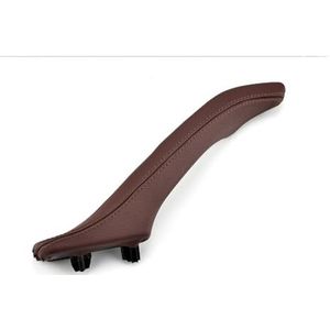 Auto interieurdeurgrepen Voor BMW 5 Serie F10 F11 F18 520 523 525 528 530 535 Linksgestuurd LHD Lederen Interieur Deurgreep Montageset(Left-Red Brown)