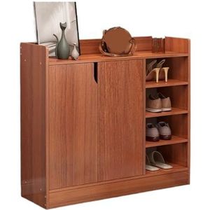 slim ontwerp Moderne multifunctionele schoenenkastserie in Chinese stijl: combineert mode en functionaliteit en optimaliseert de opbergruimte in de hal om schoenen netjes te houden(76 * 24 * 80cm)