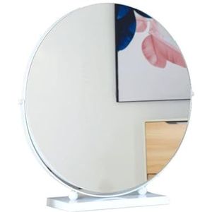 AOUHRHQPM Make-up spiegels desktop grote kaptafel spiegels huishoudelijke slaapzaal slaapkamer schoonheid spiegels (maat: 40 cm)