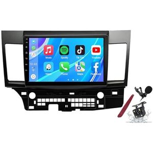 Android 14 Autoradio Stereo voor M-itsubishi Lancer (2008-2015) 9 ""Touchscreen Multimedia Player met Draadloze Carplay GPS Navigatie FM RDS Bluetooth 5G-WiFi SWC DSP,M120s