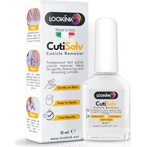 Professionele Cuticle Remover 12 ml - Made in Italy - Cutisolv en Verwijdert Cuticles van Handen en Voeten op een Zachte en Diepgaande Manier zonder de Omringende Huid te Beschadigen