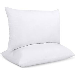 Utopia Bedding Kussenvulling 40 x 70 cm (Set van 2), Vulkussen Binnenkussen Sofakussen Decokussen (Wit)