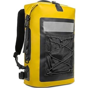 Dry Bag Backpack 35L Dry Bags Waterproof Backpack For Men Suitable For Kayaking, Swimming,Hiking, mountaineering，Rafting, Travelling And Camping(Color:Yellow)